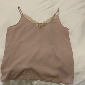 Pale pink cami top